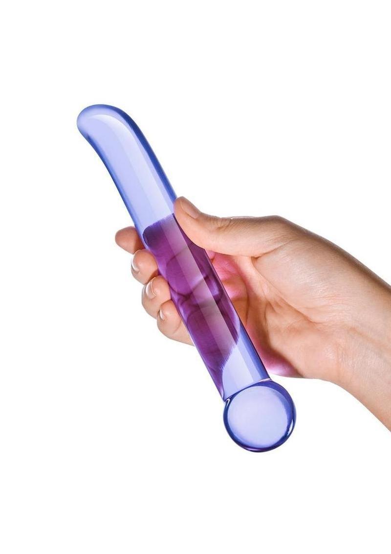 Glas Purple G Spot Tickler With Luxury Satin Storage Bag