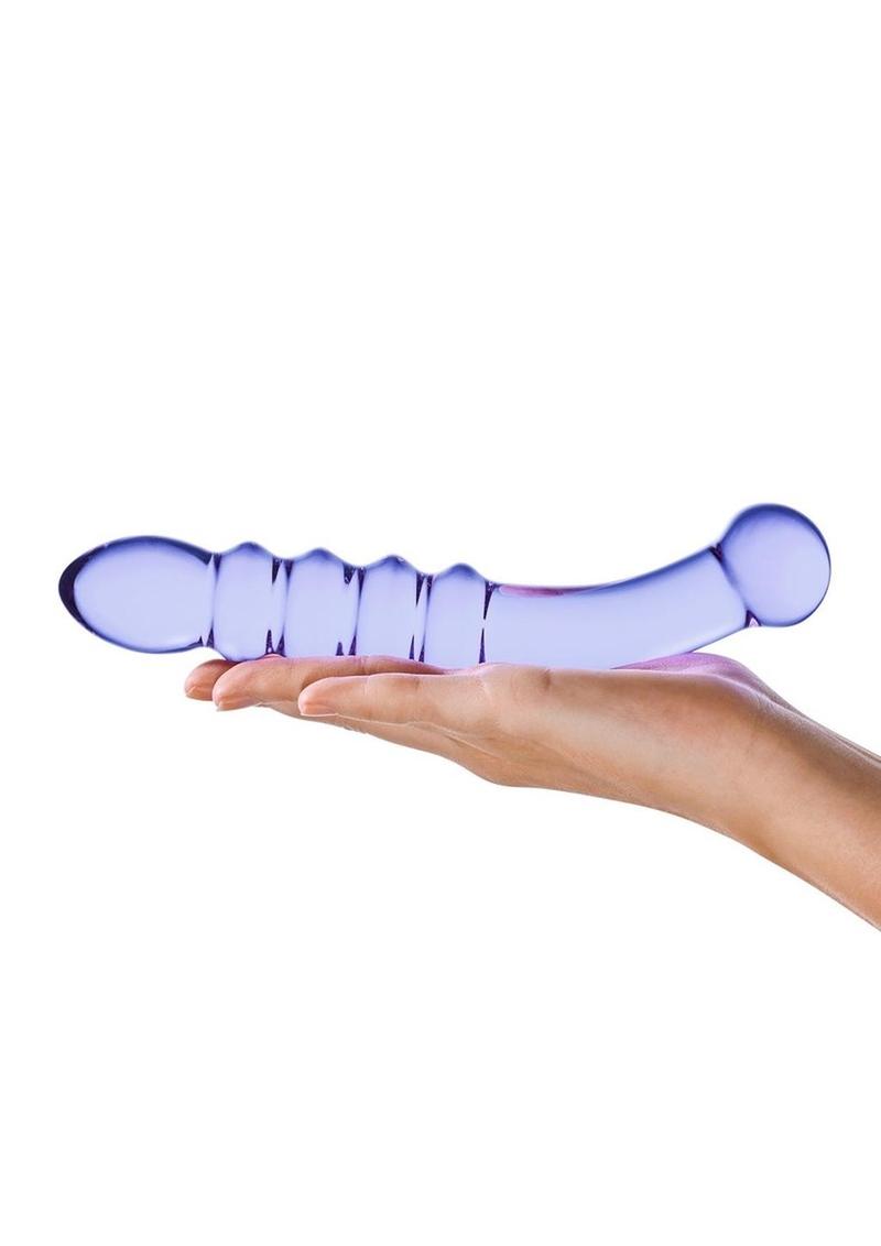 Glas Rain Ribbed With Handcrafted Luxury Glass Dildo Success