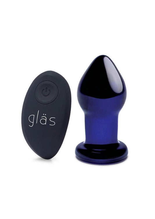 Gläs 3.5 Inch Rechargeable Vibrating Glass Butt Plug