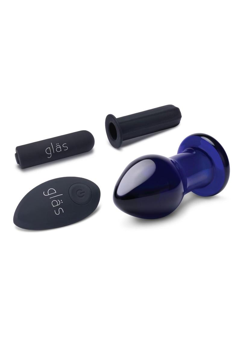 Gläs 3.5 Inch Rechargeable Vibrating Glass Butt Plug