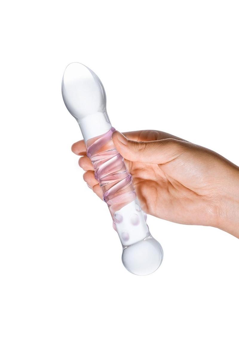 Glas Spiral Staircase Full Tip And  Easy to Clean Glass Dildo