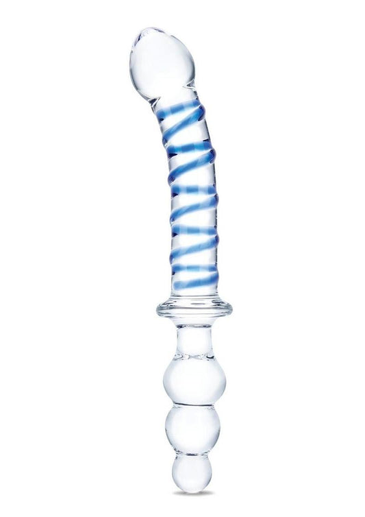 Glas Twister Dual Ended Hand Blown Glass Dildo