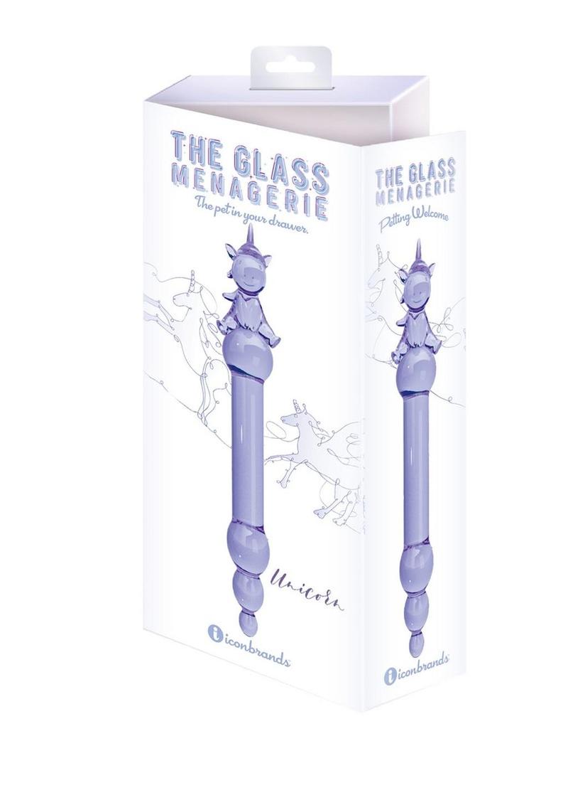 Glass Menagerie Unicorn Whimsical Design Dildo