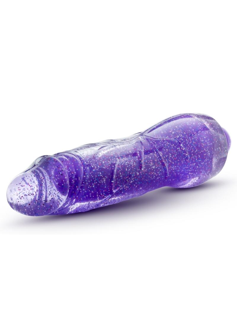 Glow Dicks Molly 8 Inch Glitter Vibrator with Color Changing Lights