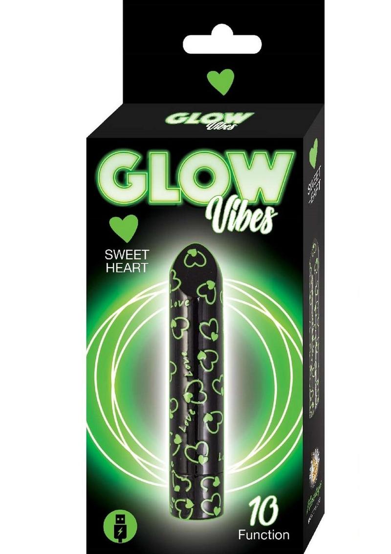 Glow Vibes Sweet Rechargeable Glow In The Dark Bullet Vibrator