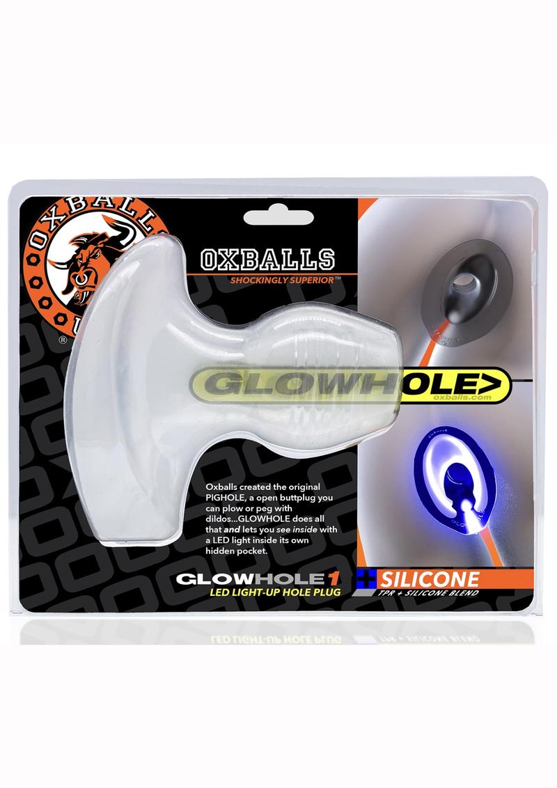Oxbolls Glowhole 1 Small Cool Ice Silicone Butt Plug