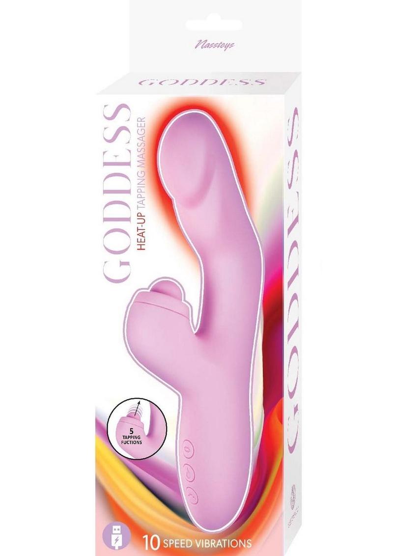 Goddess Heat-Up Tapping Rabbit Vibrator