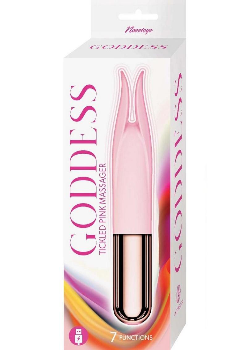 Goddess Tickled Pink Rechargeable Silicone Massager