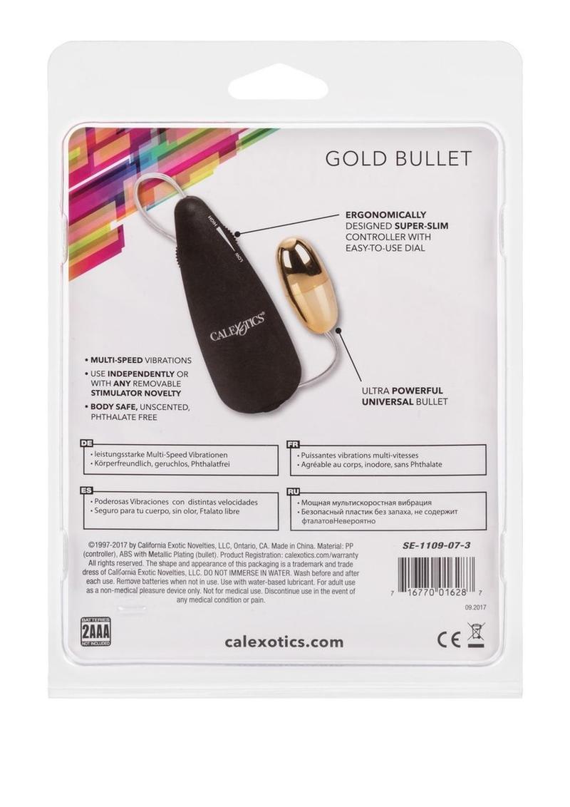 Gold Bullet CalExotics With Wired Remote Control