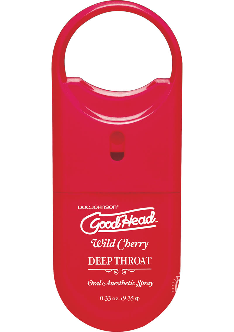 Good Head Deep Throat To Go Oral Spray Wild Cherry
