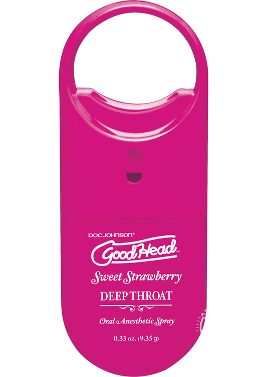 GoodHead Deep Throat To Go Oral Spray Sweet Strawberry