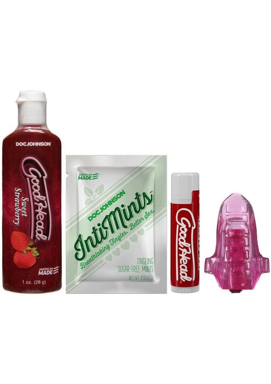 GoodHead Kit for Her Strawberry Flavored Set