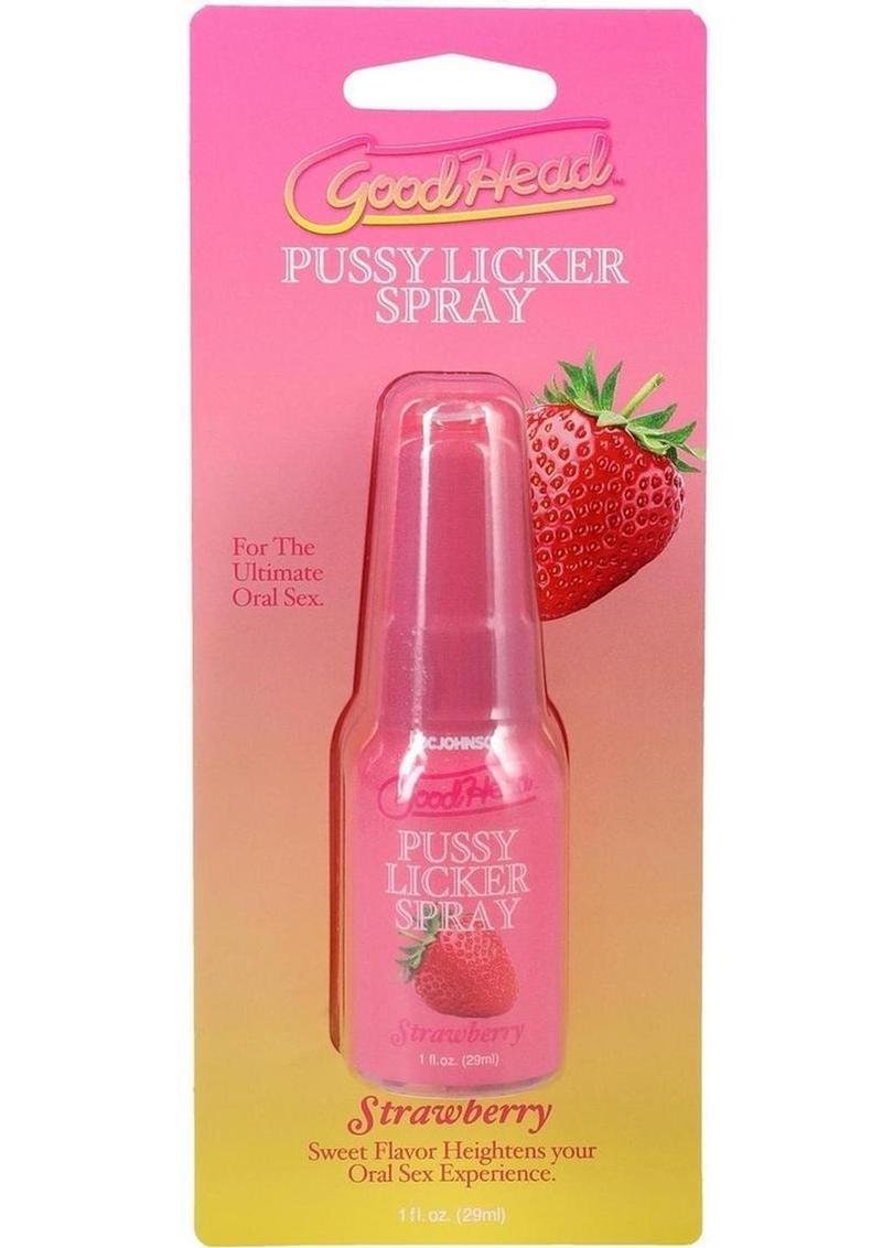 GoodHead Pussy Licker Spray Strawberry Flavor