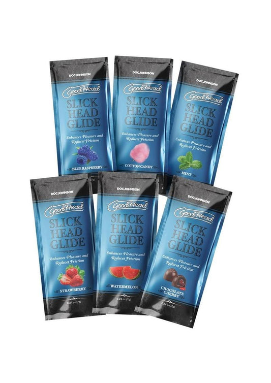 GoodHead Slick Head Glide Assorted Flavors Travel Sachets