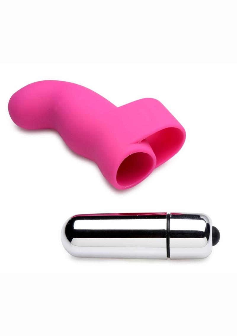 Curve Toys G-Spot Targeted  Silicone Finger Vibe