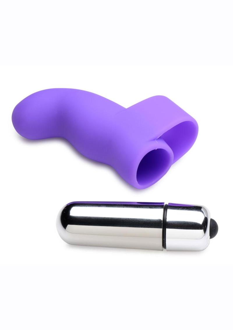 Curve Toys G-Spot Targeted  Silicone Finger Vibe