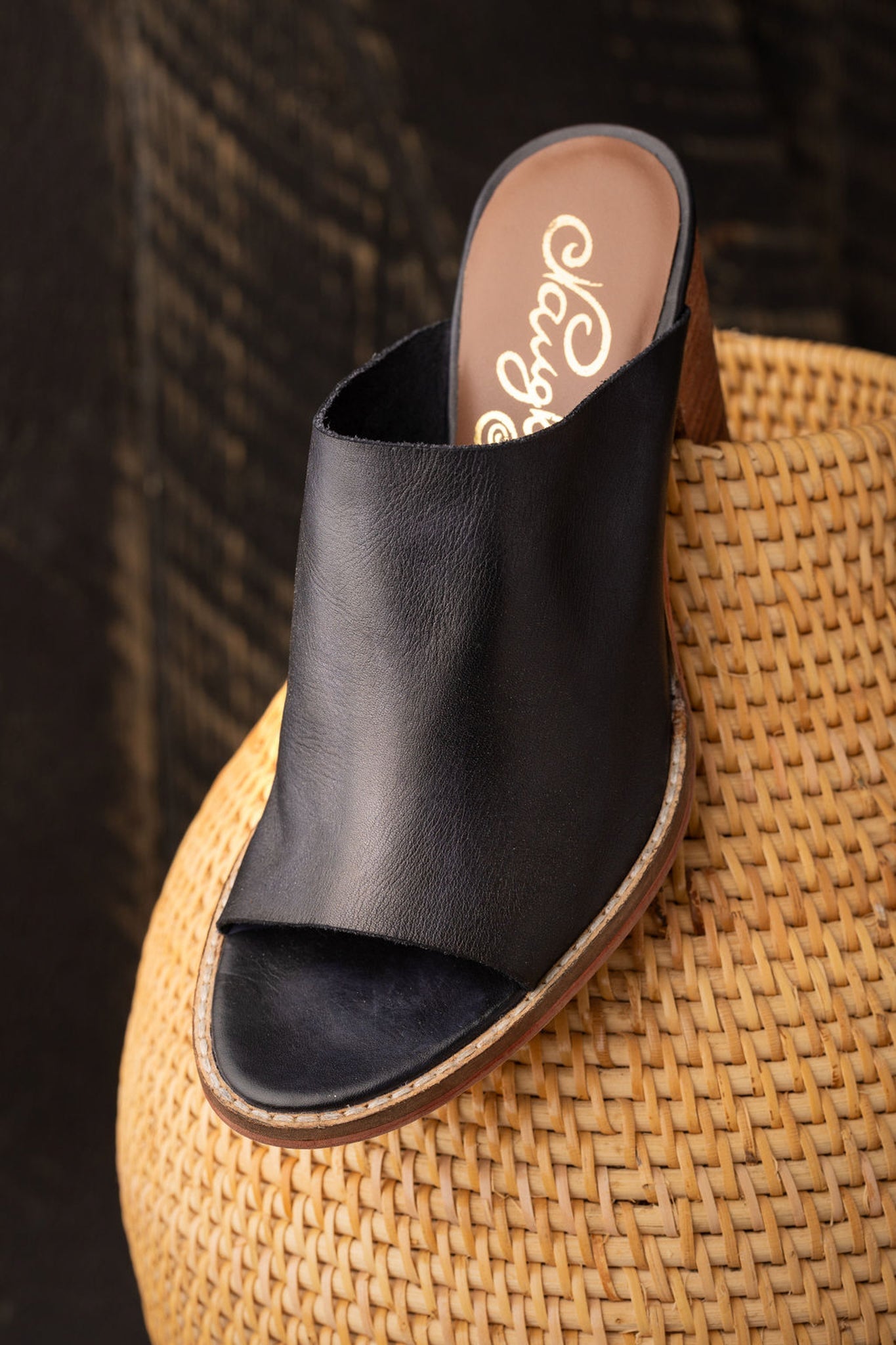 Sandale à talons Hallie en noir