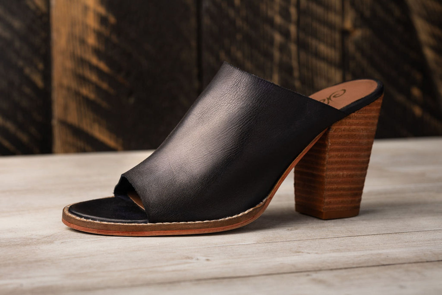 Sandale à talons Hallie en noir