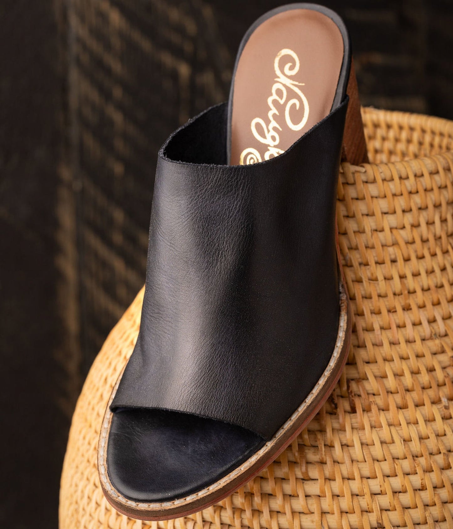 Sandale à talons Hallie en noir