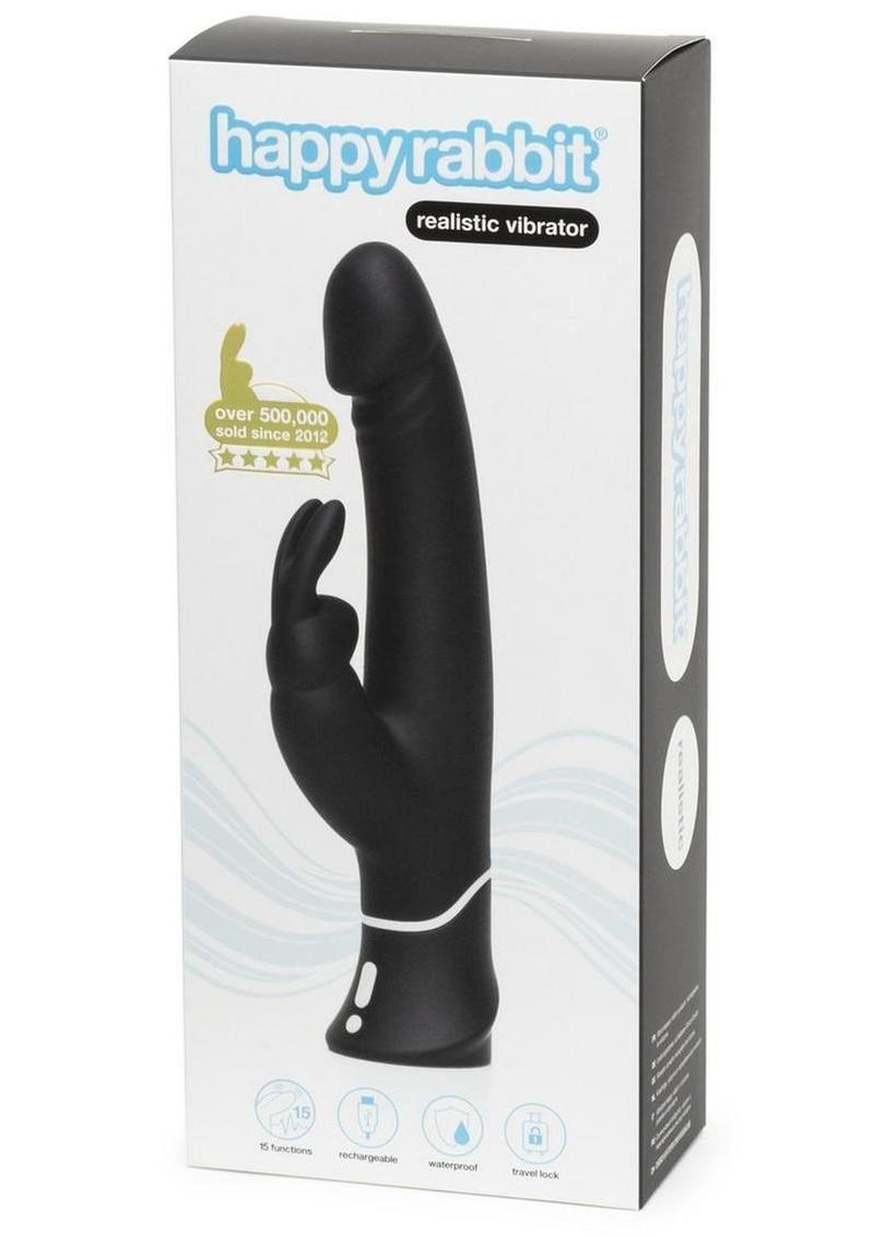 Happy Rabbit Realistic Silicone Rabbit Vibrator