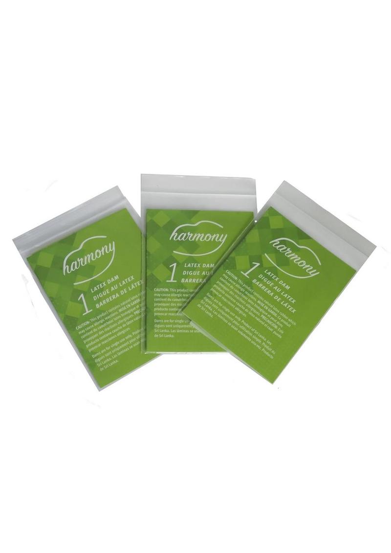 Harmony Latex Dam Pack Safe Barrier for Oral Protection