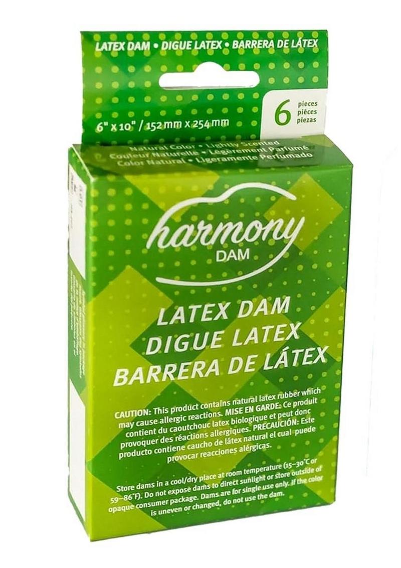 Harmony Latex Dam Pack Safe Barrier for Oral Protection