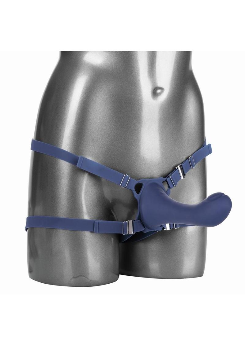 CalExotics Her Royal Harness ME2 Thumper Silicone Strap-On