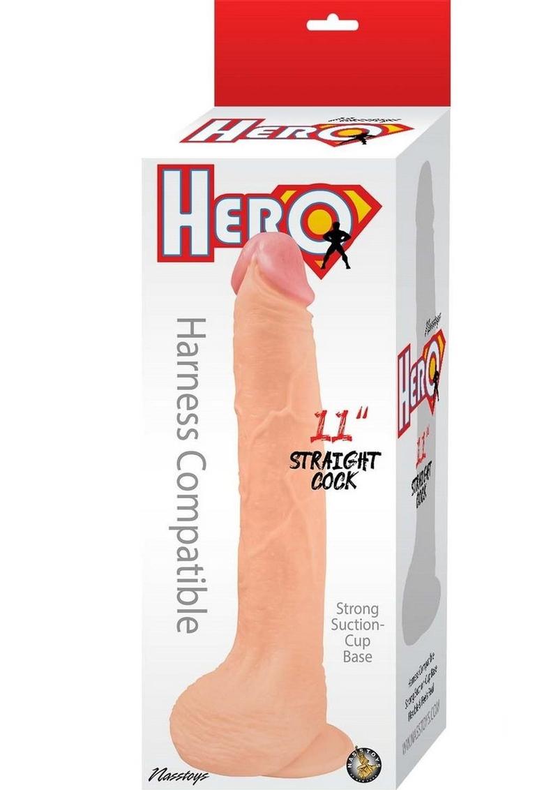 Hero Straight Cock Realistic Dildo with Suction Cup