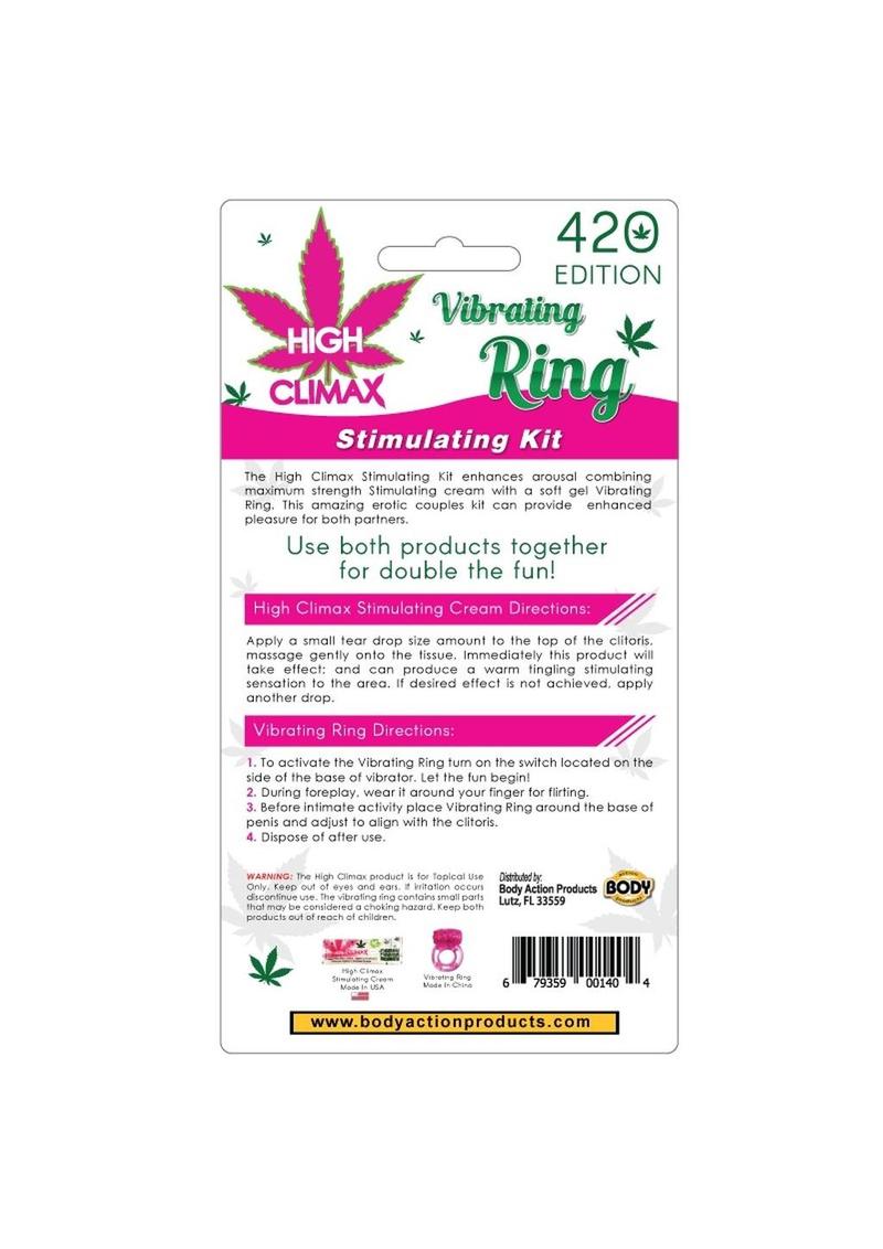 High Climax 420 Edition Vibrating Ring Stimulating Kit