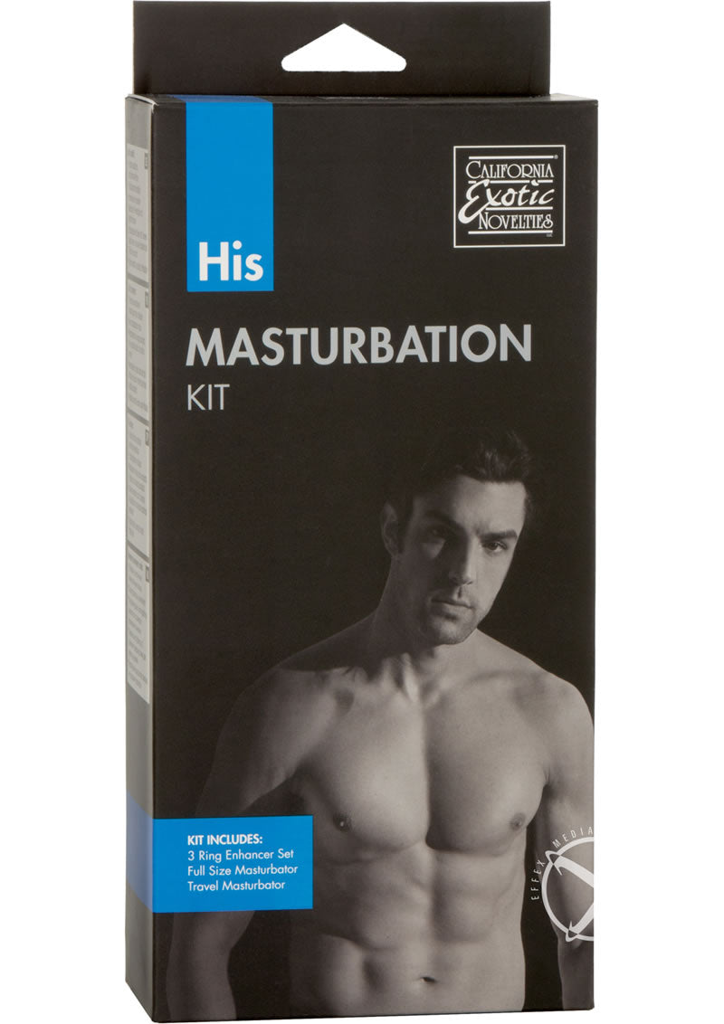 California Exotic His Masturbation Kit With Enhancer Rings