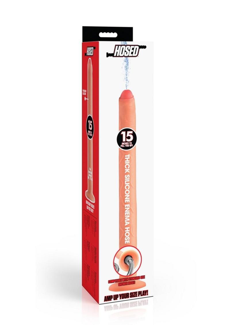 Slim Silicone Enema Hose Perfect for Size Play and Comfort