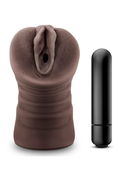 Hot Chocolate Brianna Vibrating Masturbator With Bullet Love