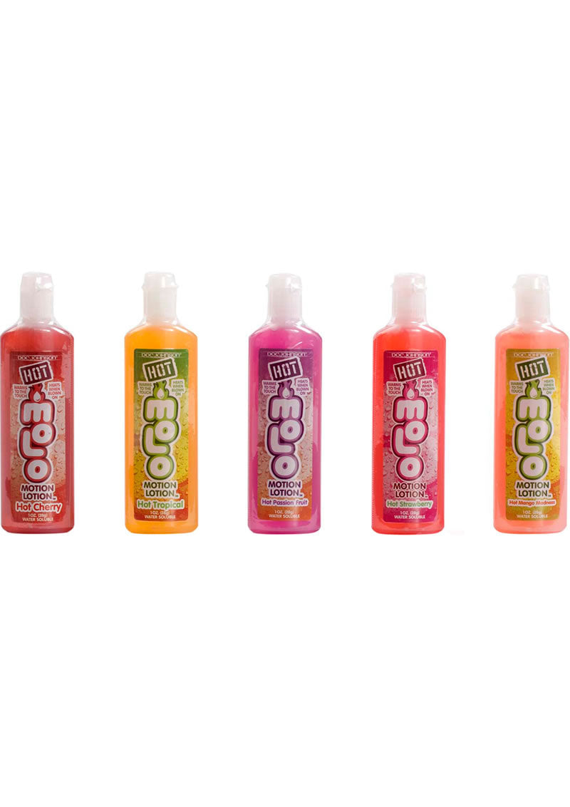 Hot Motion Lotion Flavored Water Based Lubricant Pack