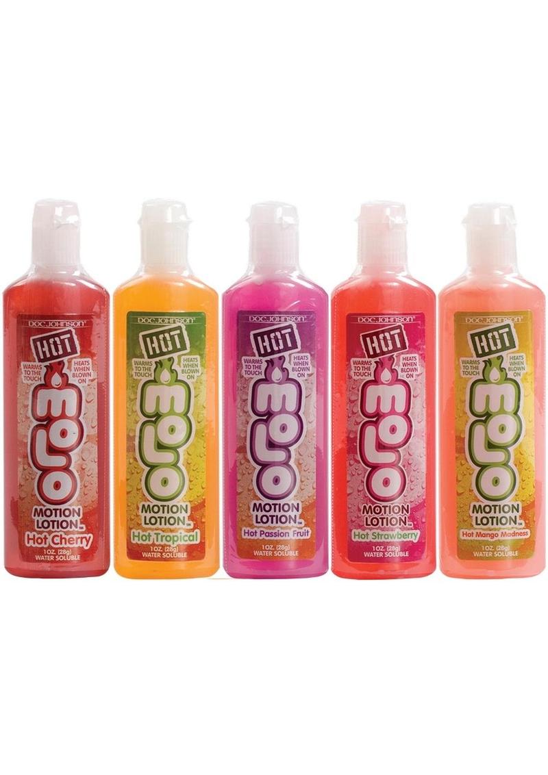 Hot Motion Lotion Flavored Water Based Lubricant Pack