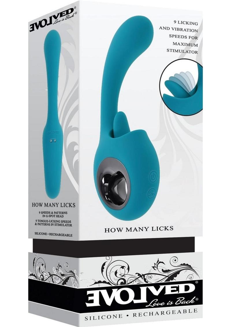 Evolved How Many Licks Licking and Vibration Dual Stimulator