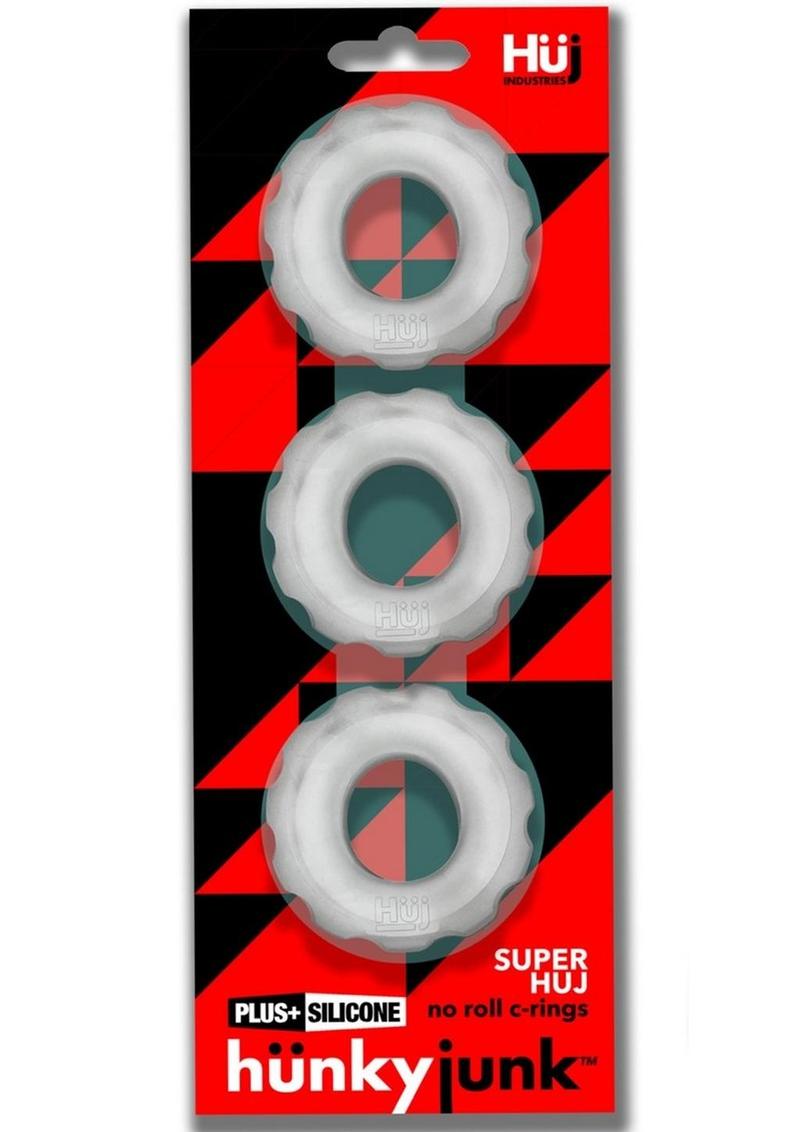 HunkyJunk HUJ Cockrings 3 Pack Flex TPR