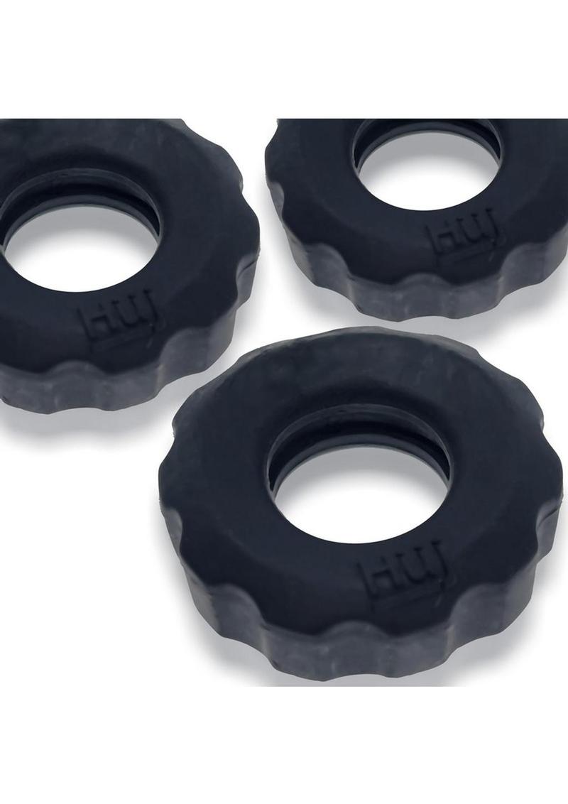 HunkyJunk HUJ Cockrings 3 Pack Flex TPR