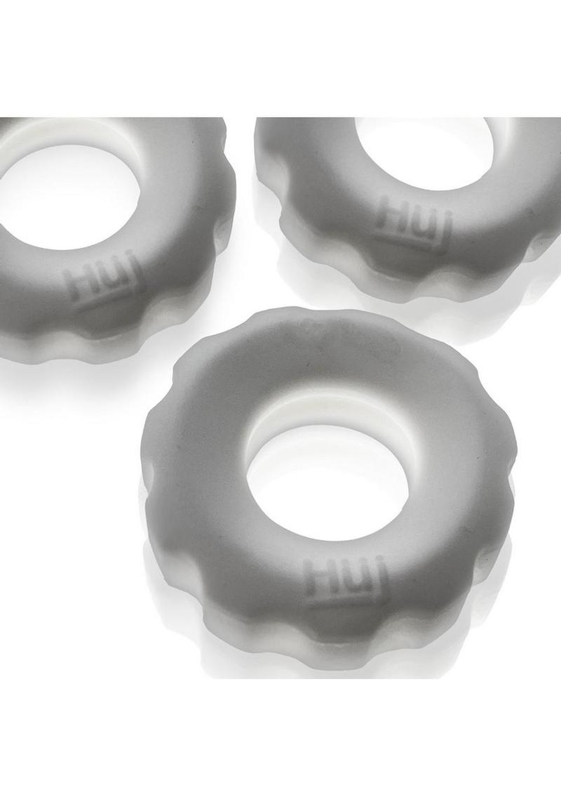 HunkyJunk HUJ Cockrings 3 Pack Flex TPR