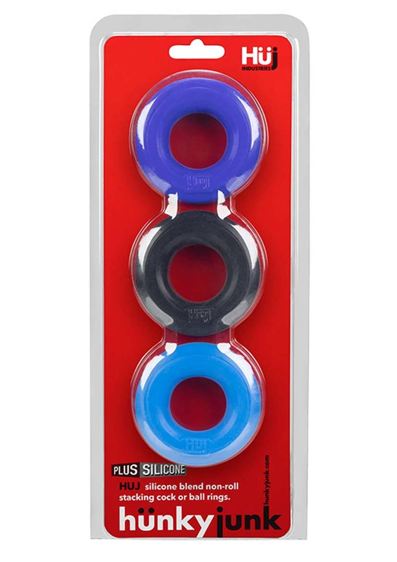 Hunkyjunk HUJ3 Long Lasting Silicone C-Rings