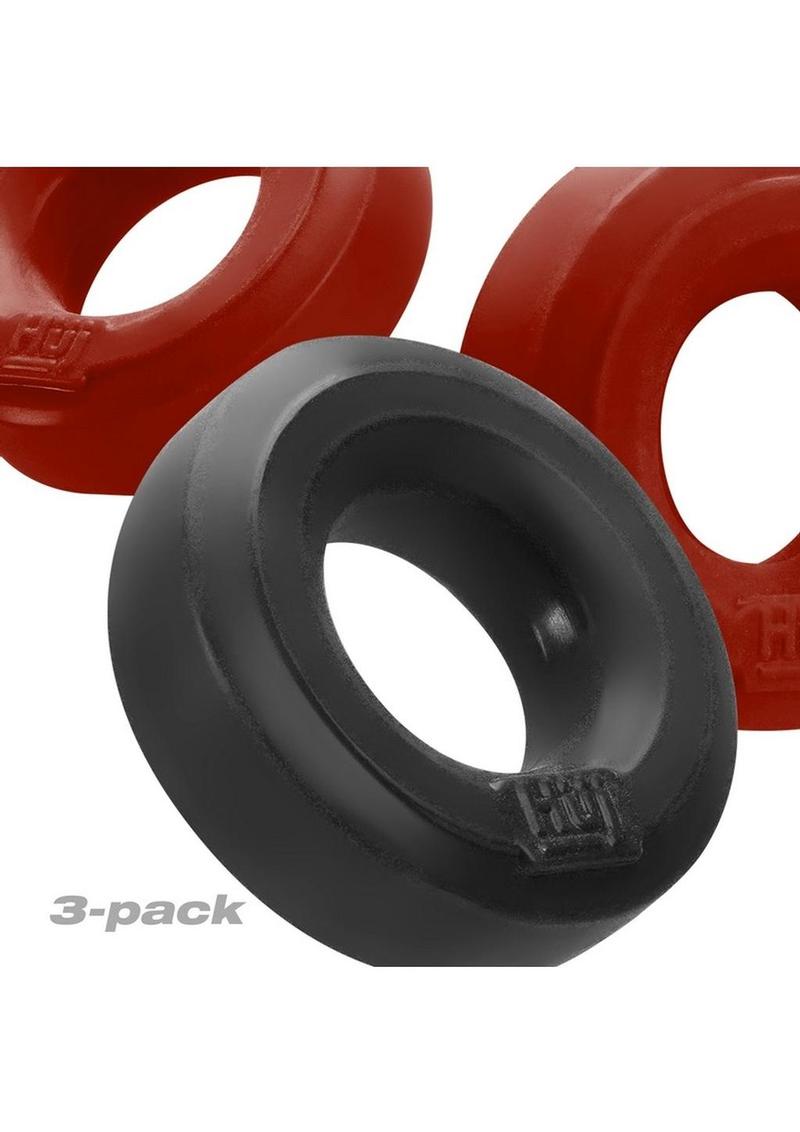 Buy Hunky Junk HUJ3 3-Pack Comfortable Silicone Cock Ring