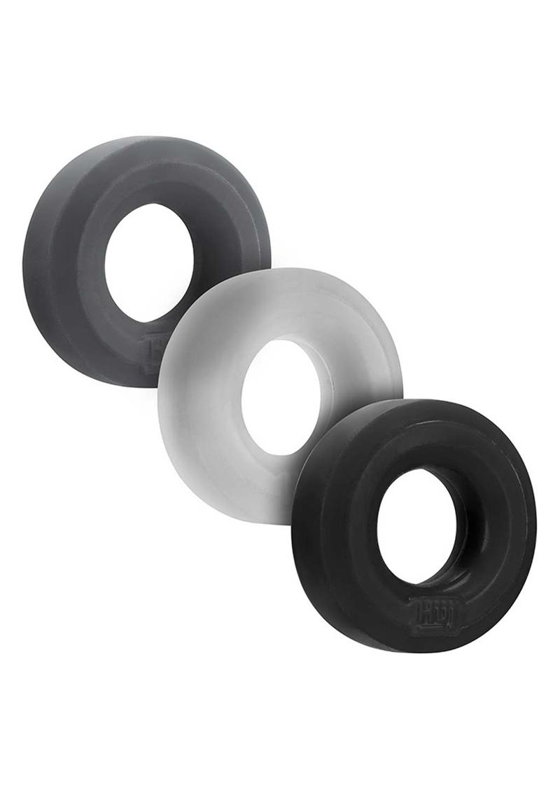 Hunky Junk HUJ3 Versatile 3-Pack Silicone Cock Ring