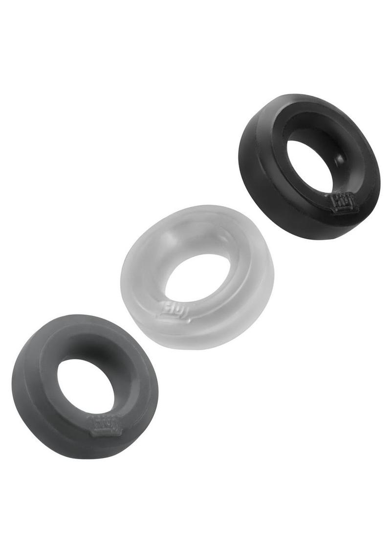 Hunky Junk HUJ3 Versatile 3-Pack Silicone Cock Ring