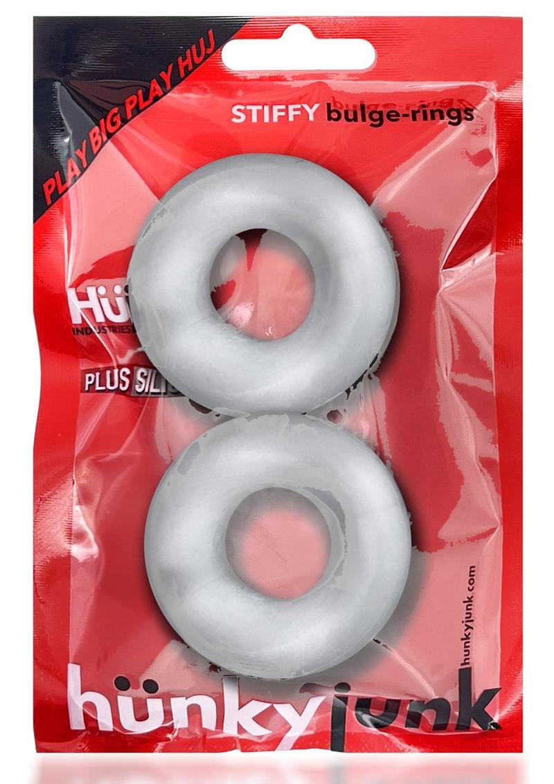 HunkyJunk Stiffy Bulge 2-Pack Silicone Cock Rings