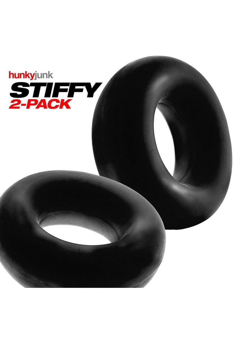 HunkyJunk Stiffy Bulge 2-Pack Silicone Cock Rings