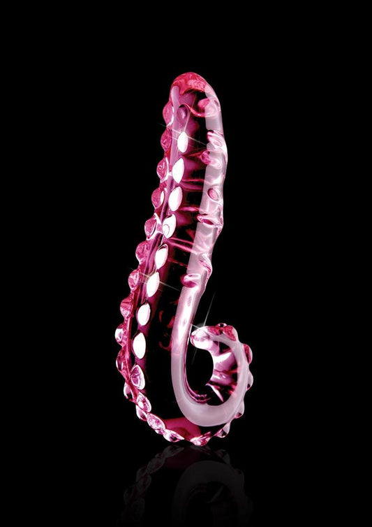 Icicles No. 24 Textured Hand-Blown Glass Dildo with Raised Nubs