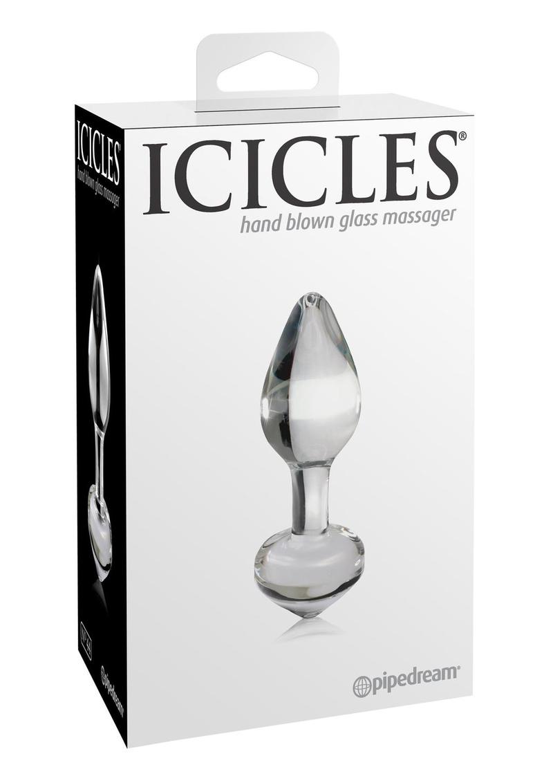 Buy Icicles No. 44 Glass Anal Plug With Safe Flared Base