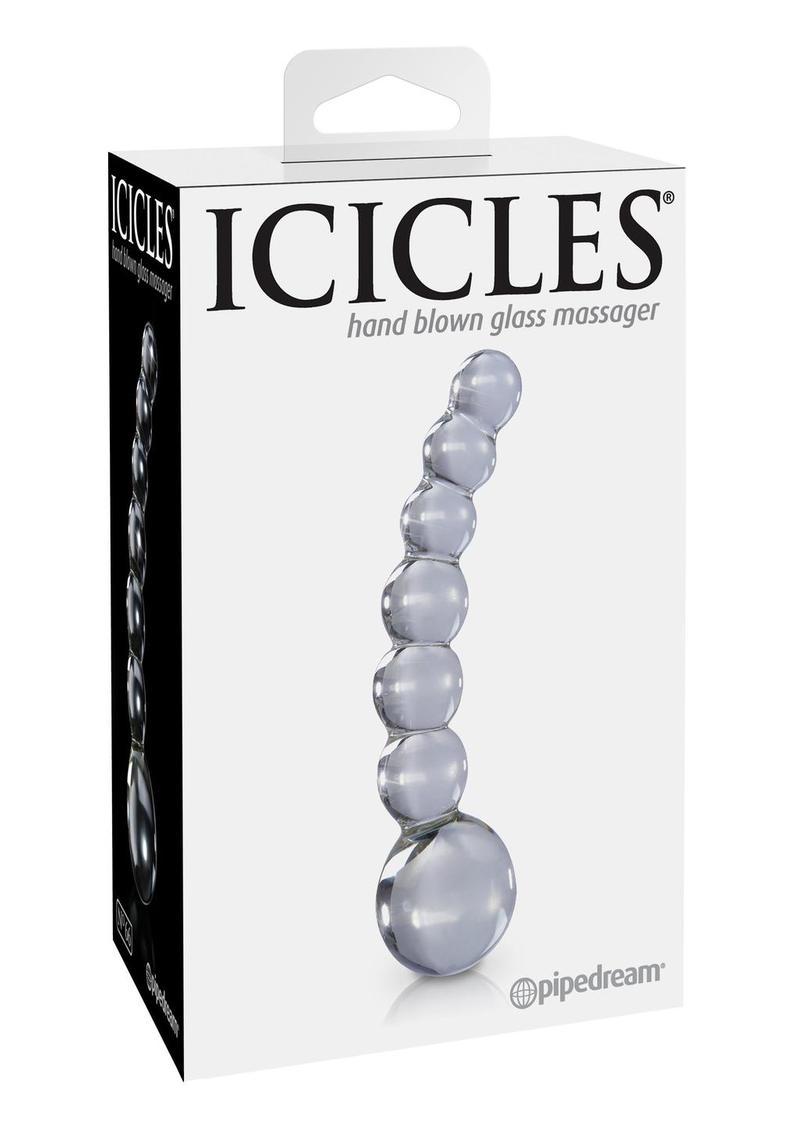 Icicles No. 66 Beaded Glass Anal Probe For All Experience Levels