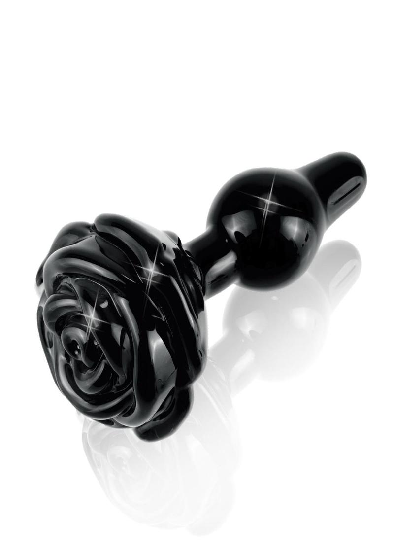 Icicles No. 77 Flower Shaped Comfortable Glass Anal Plug