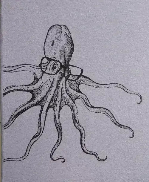 Octopus Wearing Glasses