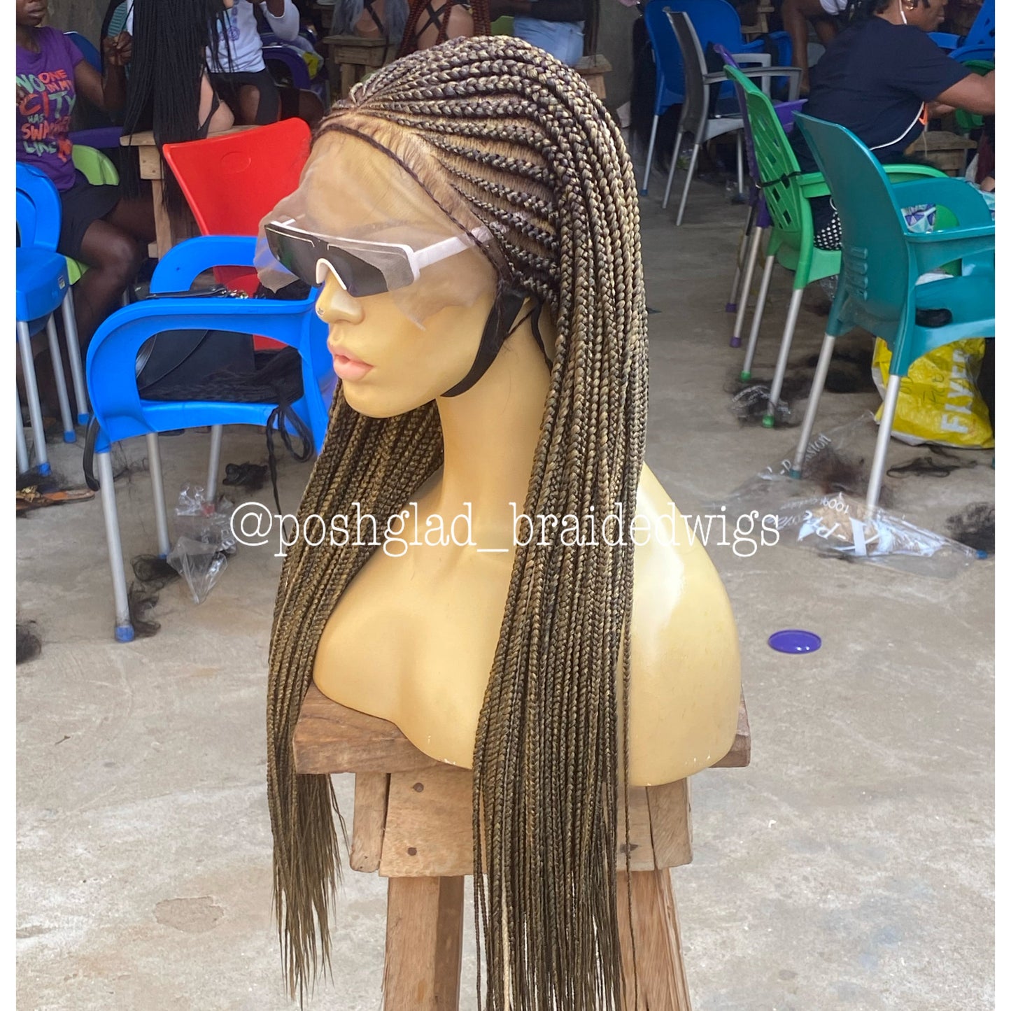 Cornrow Braid Wig - 13x6 Deep Frontal - Bonnie